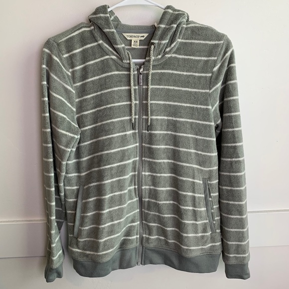 Toad & Co Gray & White Striped Cashmoore Jacket - Picture 3 of 8